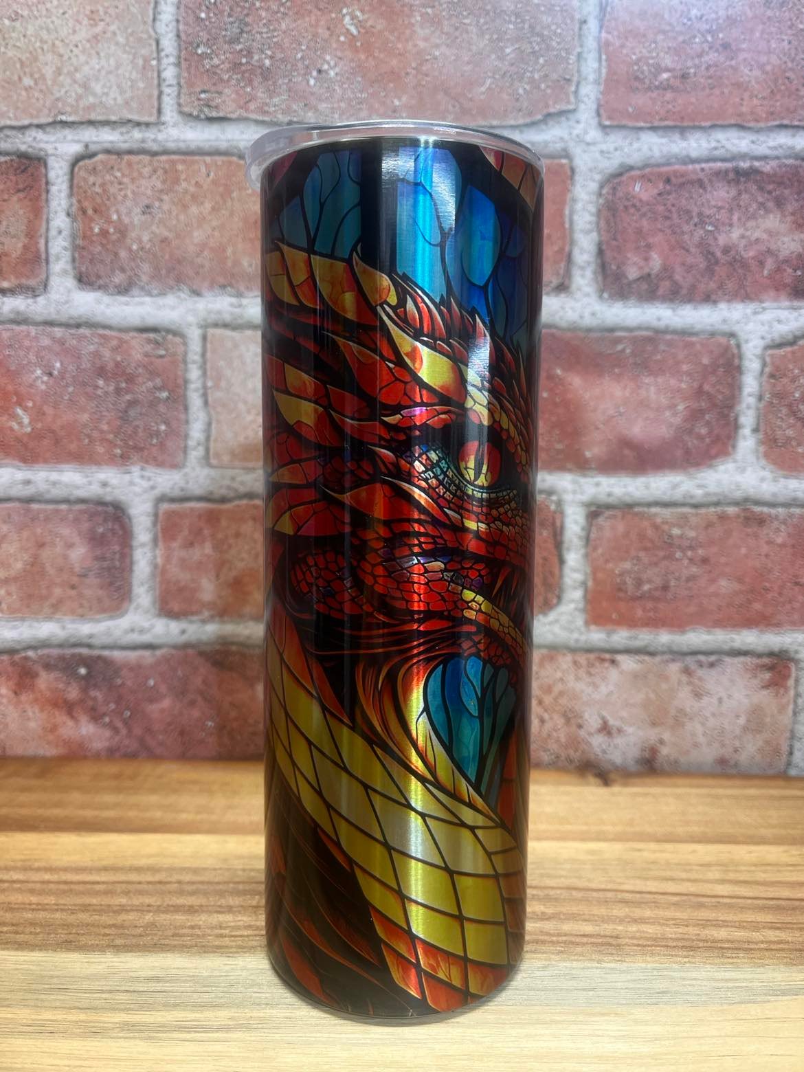 20 oz  Stained Glass Dragon